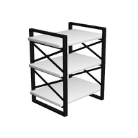 Raft SINGAPORE, alb, 40x34x50 cm - 1