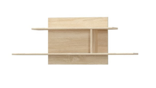 Raft suspendat TIPS 120, stejar sonoma, 120x21,6x45,4 cm