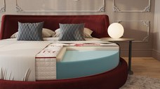 Saltea ROMANCE MEMORY, 200x200 cm, H 25 cm