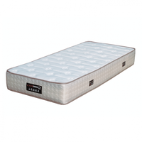 Saltea RUBY cu arcuri, 90x200 cm, H 27 cm, bej + alb - 1