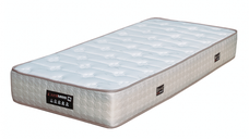 Saltea RUBY cu arcuri, 90x200 cm, H 27 cm, bej + alb