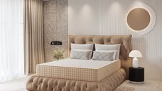 Saltea superortopedica LUX MEMORY cu arcuri, 140x190 cm, H 29 cm, fata vara   fata iarna
