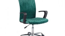 Scaun birou DORAL, verde, 55x58x98 cm