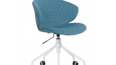 Scaun birou ergonomic COVER ERGO, rotativ, ajustabil, turcoaz, 40x49x76 83 cm