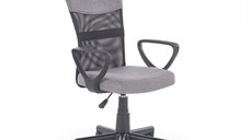Scaun birou TIMMY, cu brate, rotativ, ajustabil, gri, 52x59x81 91 cm