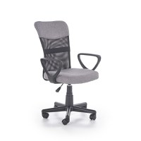Scaun birou TIMMY, cu brate, rotativ, ajustabil, gri, 52x59x81 91 cm - 1