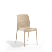 Scaun de gradina SUNNY, model ratan, antracit, 56x45x84 cm - 1