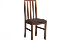 Scaun de living BOSS X, nuanta castan, dimensiuni 43x40x94 cm