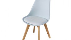 Scaun in stil scandinav, alb, 46x59x80 cm