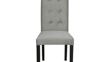 Scaun living TEO LUX, picioare lemn wenge, stofa bej, 46x60x98 cm