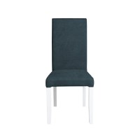 Scaun living TEO, picioare lemn alb, stofa albastru, 46x60x98 cm - 1