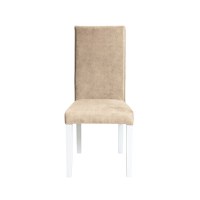 Scaun living TEO, picioare lemn alb, stofa z bej, 46x60x98 cm - 1