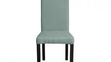 Scaun living TEO, picioare lemn wenge, stofa mint, 46x60x98 cm