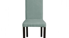 Scaun living TEO, picioare lemn wenge, stofa mint, 46x60x98 cm