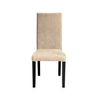 Scaun living TEO, picioare lemn wenge, stofa z bej, 46x60x98 cm - 1