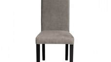 Scaun living TEO, picioare lemn wenge, stofa z cappuccino, 46x60x98 cm