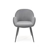 Scaun tapitat K 480, gri, 48x59x79 cm - 1