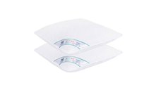 Set 2 Perne Medicinale Hipoalergenice Somnart 40x40cm, HypoallergenicMed, 100% fibra poliester, lavabile la 95 de grade, fermitate medie spre tare