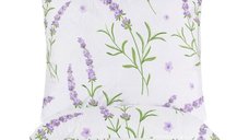 Set 2 Perne Somnart Belina Lavanda 60x60, Microfibra, Lavabile