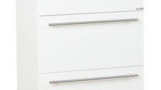 Set Baza front MDF si Lavoar seria 054, cu sertare, 60 cm, alb