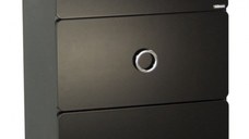 Set Baza front MDF si Lavoar seria 080, 60 cm, negru