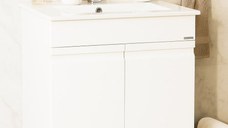 Set Baza front MDF si Lavoar seria 086, 60 cm, alb