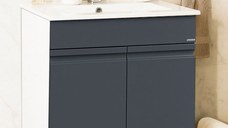 Set Baza front MDF si Lavoar seria 086, 60 cm, antracit