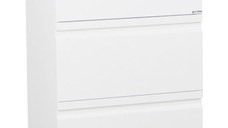 Set Baza front MDF si Lavoar seria 086, cu sertare, 60 cm, alb