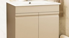Set Baza front MDF si Lavoar seria 086, montat, 60 cm, cappuccino