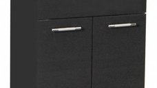 Set Baza front MDF si Lavoar seria 153, 55 cm, antracit