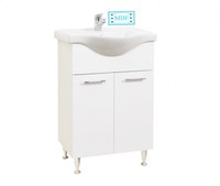 Set Baza front MDF si Lavoar seria 153, 60 cm, alb - 1