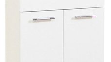 Set Baza front MDF si Lavoar seria 153, 60 cm, alb