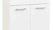 Set Baza front MDF si Lavoar seria 153, 60 cm, alb