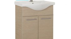 Set Baza front MDF si Lavoar seria 153, 60 cm, fag