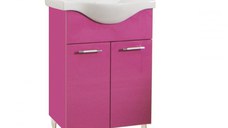 Set Baza front MDF si Lavoar seria 153, 60 cm, violet