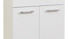 Set Baza front MDF si Lavoar seria 153, 65 cm, alb