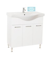 Set Baza front MDF si Lavoar seria 153, 80 cm, alb - 1