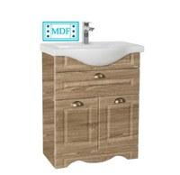 Set Baza front MDF si Lavoar seria 172, 65 cm, sonoma - 1