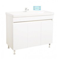 Set Baza front MDF si Lavoar seria 286, 100 cm, alb - 1