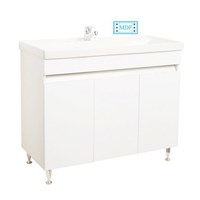 Set Baza front MDF si Lavoar seria 286, 100 cm, alb - 1