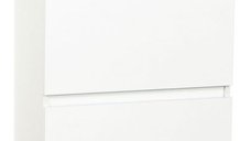 Set Baza front MDF si Lavoar seria 286, cu sertare, 60 cm, alb