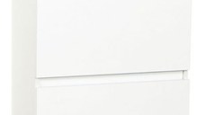 Set Baza front MDF si Lavoar seria 286, cu sertare, 60 cm, alb
