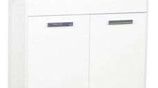Set Baza front MDF si Lavoar seria 501, 80 cm, alb