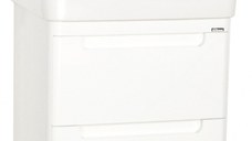 Set Baza front MDF si Lavoar seria 502, suspendata cu sertare, 60 cm, alb