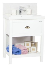 Set Baza front MDF si Lavoar seria 720, 70 cm, alb - 1