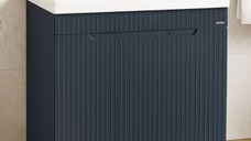 Set Baza front MDF si Lavoar seria 733, 80 cm, antracit