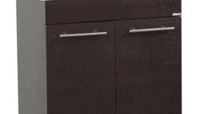 Set Baza front MDF si Lavoar seria 754, 60 cm, wenge