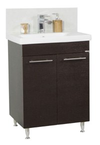 Set Baza front MDF si Lavoar seria 754, 60 cm, wenge - 1