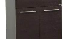 Set Baza front MDF si Lavoar seria 754, 60 cm, wenge