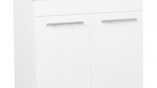 Set Baza front MDF si Lavoar seria 754, 65 cm, alb